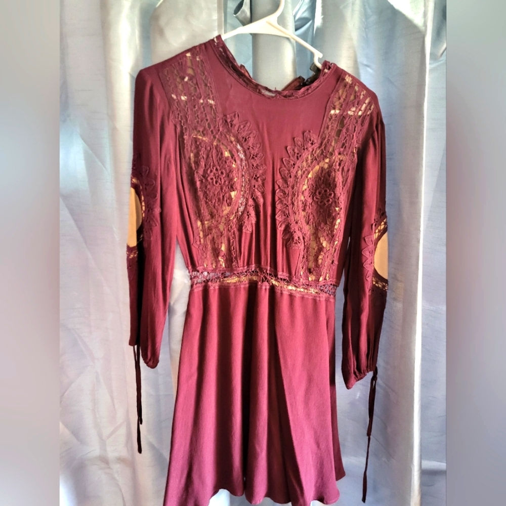 Wine Colored Dress